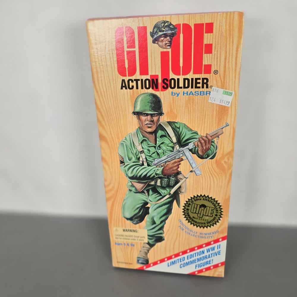 GI Joe Action Soldier 50th Anniversary WWII Commemorative Figure Hasbro 1996 NOS